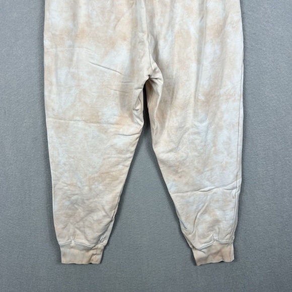 J.Crew Joggers Pants Size Large Peach Tie Dye Sweat Pants Pull On Pockets - Picture 11 of 13